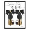 12X16 Framed Glam Heels Canvas Wall Art