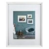 16x20 Matted To 11x14 Wall Frame, White