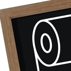 2-Piece Toilet Paper Yes & No Wall Art, 8" -Home Decor Store 2 piece toilet paper yes no wall art 8 4