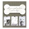 3-Clip Gray All You Need Is Love & A Dog Collage, 15.5x 17.2