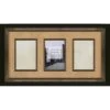 3-Opening Tan Mat Collage Photo Frame, 5x7