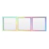 3-Piece Rainbow Framed Wall Mirror Set, 10"