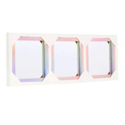 3-Piece Rainbow Framed Wall Mirror Set, 10" 12 3-Piece Rainbow Framed Wall Mirror Set, 10" -Home Decor Store 3 piece rainbow framed wall mirror set 10 5