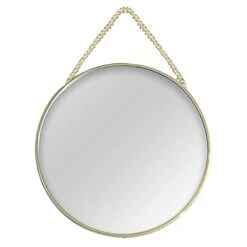 3-Piece Round Mirror Set W/Chain Hanger -Home Decor Store 3 piece round mirror set w chain hanger 3