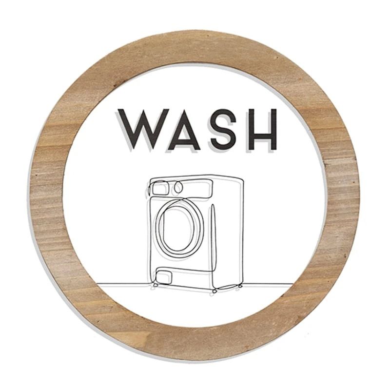 3-Piece Wash Dry Fold Wall Art, 8" 2 3-Piece Wash Dry Fold Wall Art, 8" - Image 2