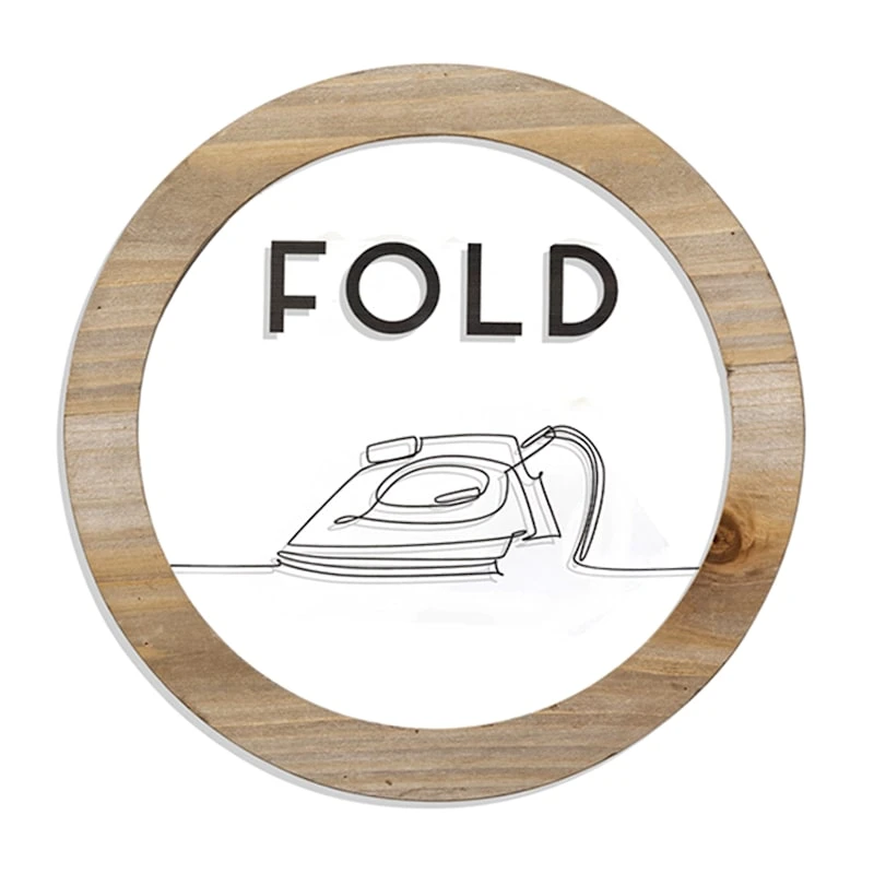 3-Piece Wash Dry Fold Wall Art, 8" 4 3-Piece Wash Dry Fold Wall Art, 8" - Image 4