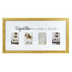 4-Opening Together Family Collage Frame, 30x16