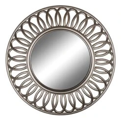 5-Piece Framed Round Wall Mirror Set -Home Decor Store 5 piece framed round wall mirror set 2
