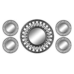 5-Piece Round Wall Mirror Set