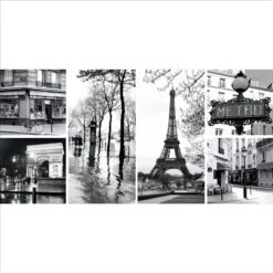 6-Piece European Sites Canvas Wall Art Set