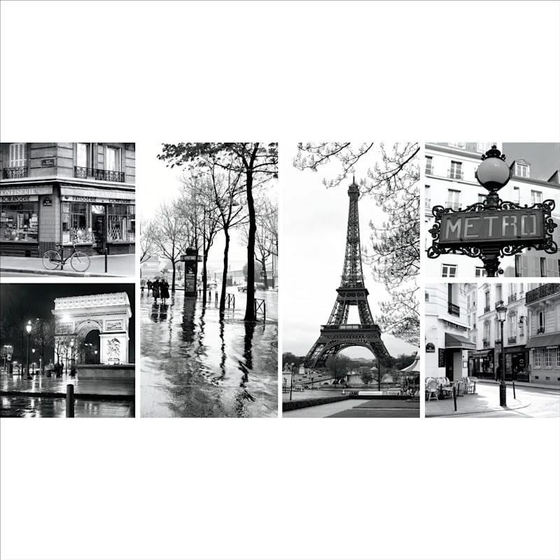 6-Piece European Sites Canvas Wall Art Set 1 6-Piece European Sites Canvas Wall Art Set