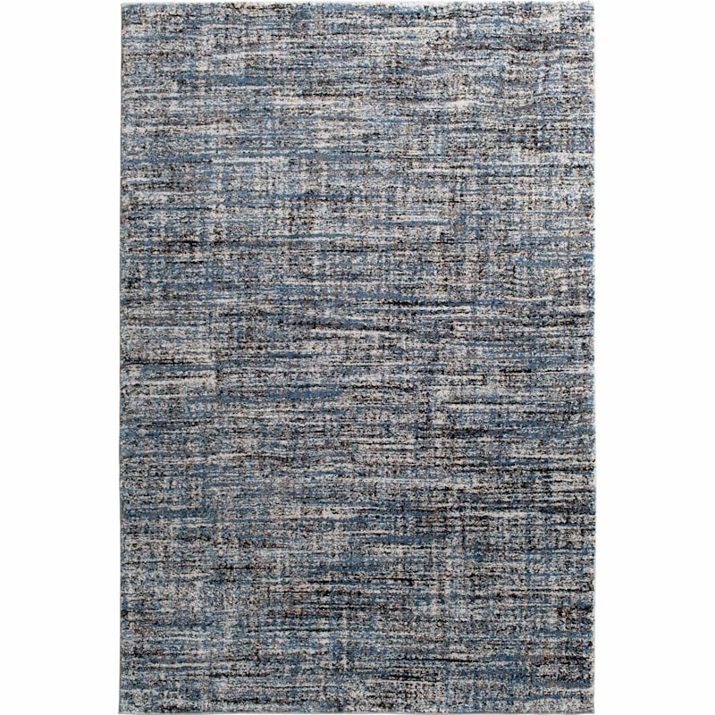 (A410) Hachure Blue Woven Area Rug, 5x7 1 (A410) Hachure Blue Woven Area Rug, 5x7