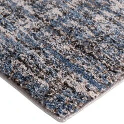 (A410) Hachure Blue Woven Area Rug, 5x7 9 (A410) Hachure Blue Woven Area Rug, 5x7 -Home Decor Store a410 hachure blue woven area rug 5x7 4