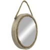 Accent Round Hanging Wall Mirror, 12x21