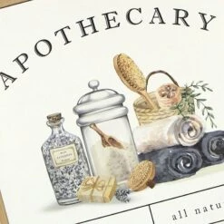 Apothecary Wall Art, 12x15 -Home Decor Store apothecary wall art 12x15 3