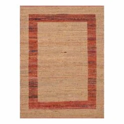 (B314) Henning Hand Woven Cotton Blend Red Chindi Area Rug, 5x7 -Home Decor Store b314 henning hand woven cotton blend red chindi area rug 5x7 3