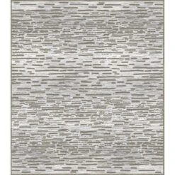 (B572) Crosby St Kingston Grey Savoy Area Rug, 8x10