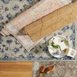 (B661) Goldie Jute Diamond Design Area Rug, 5x7 -Home Decor Store b661 goldie jute diamond design area rug 5x7 3