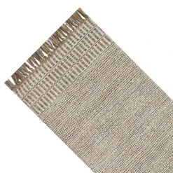 (B685) Tracey Boyd Natural Dunne Fringe Runner, 2x7 -Home Decor Store b685 tracey boyd natural dunne fringe runner 2x7 4