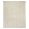 (B689) Crosby St Sanremo Ivory Diamond Design Area Rug, 5x7