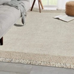 (B693) Found & Fable Kent Ivory Jute Area Rug, 5x7 15 (B693) Found & Fable Kent Ivory Jute Area Rug, 5x7 -Home Decor Store b693 found fable kent ivory jute area rug 5x7 8