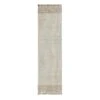 (B693) Found & Fable Kent Ivory Jute Runner, 2x7