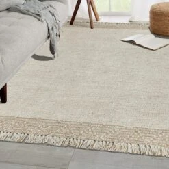 (B693) Found & Fable Kent Ivory Jute Runner, 2x7 -Home Decor Store b693 found fable kent ivory jute runner 2x7 6