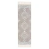 (B710) Found & Fable Goa Tan Medallion Runner, 2x6