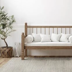 (B724) Ty Pennington Topher Neutral Flatweave Accent Rug, 3x5 -Home Decor Store b724 ty pennington topher neutral flatweave accent rug 3x5 6