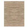 (B729) Ty Pennington Kensie Natural Striped Jute Area Rug, 8x10