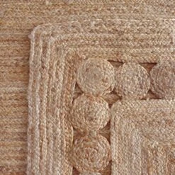 (B760) Found & Fable Jute Braided Area Rug, 5x7 7 (B760) Found & Fable Jute Braided Area Rug, 5x7 -Home Decor Store b760 found fable jute braided area rug 5x7 3