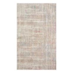 (B768) Crosby St Ellie Taupe Abstract Accent Rug, 3x5