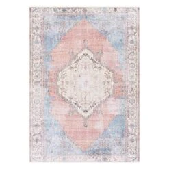 (B783) Found & Fable Amelie Multi Medallion Washable Area Rug, 5x7