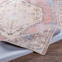 (B783) Found & Fable Amelie Multi Medallion Washable Area Rug, 5x7 -Home Decor Store b783 found fable amelie multi medallion washable area rug 5x7 3