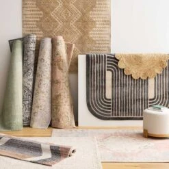 (B783) Found & Fable Amelie Multi Medallion Washable Area Rug, 5x7 -Home Decor Store b783 found fable amelie multi medallion washable area rug 5x7 4