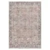 (B784) Colin Multi Floral Washable Area Rug, 5x7