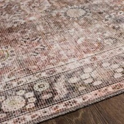 (B784) Colin Multi Floral Washable Area Rug, 8x10 -Home Decor Store b784 colin multi floral washable area rug 8x10 4