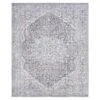 (B785) Colin Blue Medallion Washable Area Rug, 8x10