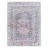 (B786) Honeybloom Colin Multicolor Medallion Washable Area Rug, 8x10