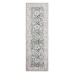 (B806) Tracey Boyd Anna Green Medallion Runner, 2x8