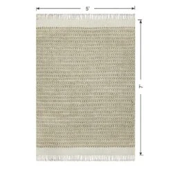 (B820) Honeybloom Dunstan Natural Tan Area Rug, 5x7 -Home Decor Store b820 honeybloom dunstan natural tan area rug 5x7 5