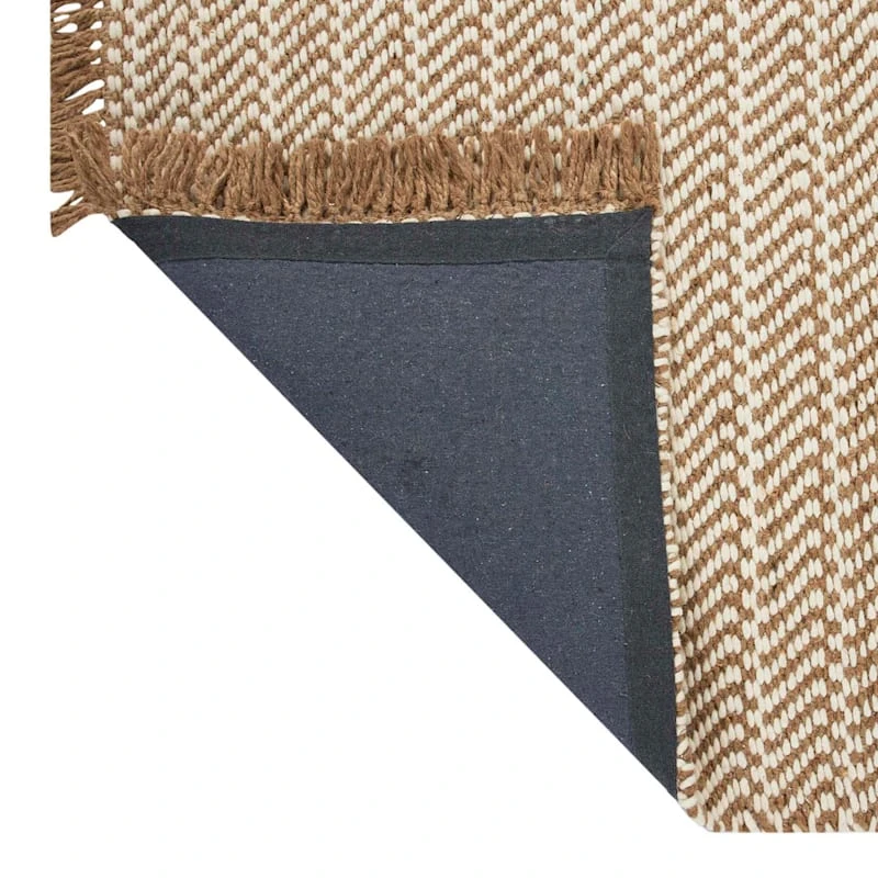 (B821) Crosby St Moore Natural Herringbone Runner, 2x7 3 (B821) Crosby St Moore Natural Herringbone Runner, 2x7 - Image 3