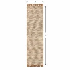 (B821) Crosby St Moore Natural Herringbone Runner, 2x7 12 (B821) Crosby St Moore Natural Herringbone Runner, 2x7 -Home Decor Store b821 crosby st moore natural herringbone runner 2x7 6