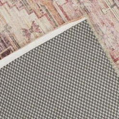 (B826) Red & Pink Tribal Patterned Washable Area Rug, 8x10 -Home Decor Store b826 red pink tribal patterned washable area rug 8x10 5