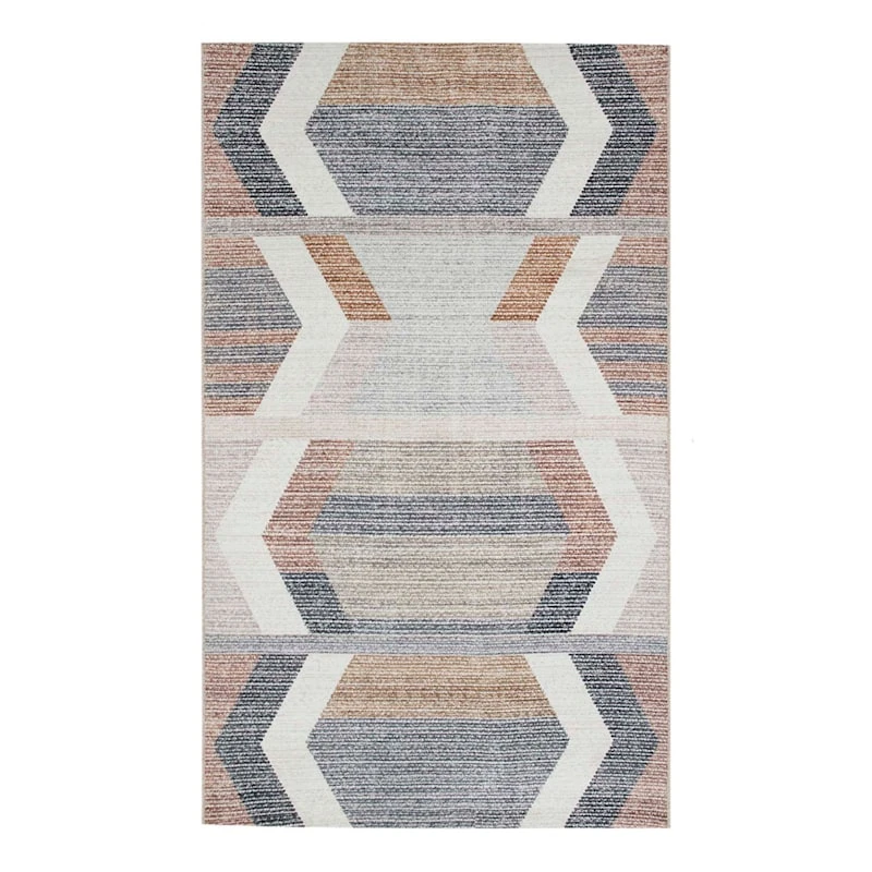 (B827) Arrow Multicolor Washable Accent Rug, 3x5 1 (B827) Arrow Multicolor Washable Accent Rug, 3x5