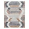 (B827) Arrow Multicolor Washable Area Rug, 8x10