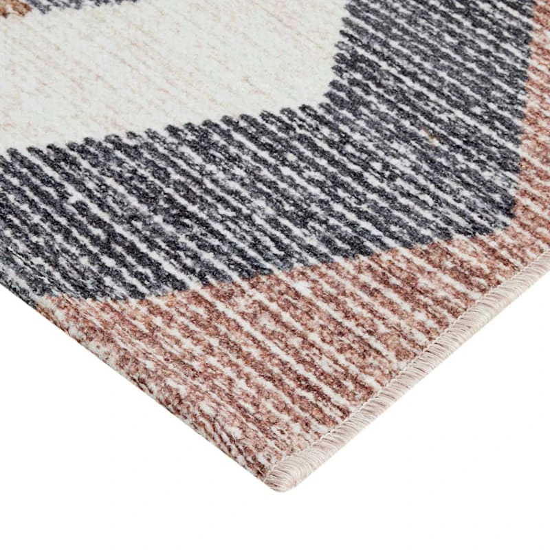(B827) Arrow Multicolor Washable Area Rug, 8x10 2 (B827) Arrow Multicolor Washable Area Rug, 8x10 - Image 2