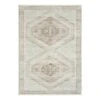 (B830) Pink Multicolor Tribal Washable Area Rug, 5x7