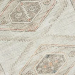 (B830) Pink Multicolor Tribal Washable Area Rug, 8x10 -Home Decor Store b830 pink multicolor tribal washable area rug 8x10 4