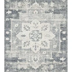 (B835) Honeybloom Timo Grey Medallion Runner, 2x7 5 (B835) Honeybloom Timo Grey Medallion Runner, 2x7 -Home Decor Store b835 honeybloom timo grey medallion runner 2x7 3